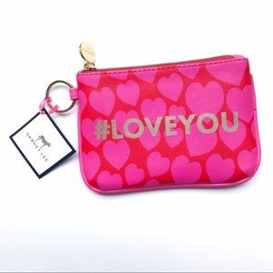 Dabney Lee #LoveYou Hearts Cosmetic Bag Makeup